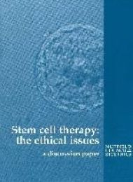 Stem cells report cover